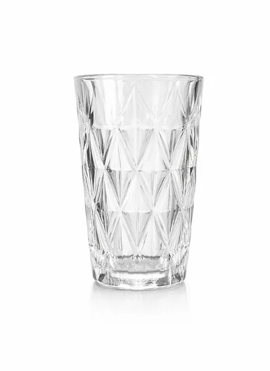 240ml 6Pcs Luxurious Round Glass Cup Set With Elegant Design DM312