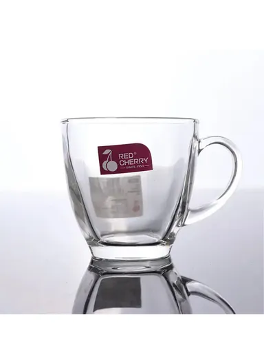 190ml 6 Pcs Elegant Round Glass Cup Suitable For Hot &amp; Cold Beverages ZB47 