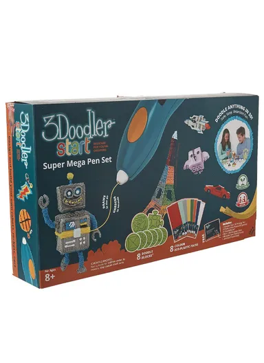 Plastic 3Doodler Start Super Mega Pen Set 3DS-MEGA-ER