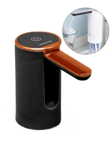 1200mAh Folding Water Pump Dispenser BR-H6 (L14 x W7 x H13.5)cm - Black