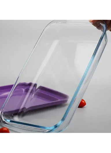 3L Rectangular Baking Dish Oven-Safe &amp; Easy to Handle (L39 x W23.5 x H5.5)cm