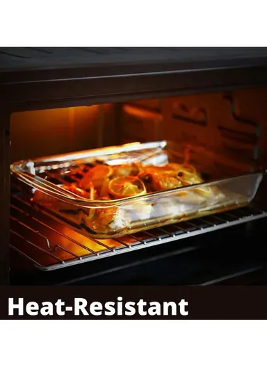 3L Rectangular Baking Dish Oven-Safe &amp; Easy to Handle (L39 x W23.5 x H5.5)cm