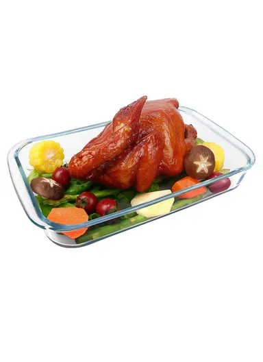 3L Rectangular Baking Dish Oven-Safe &amp; Easy to Handle (L39 x W23.5 x H5.5)cm