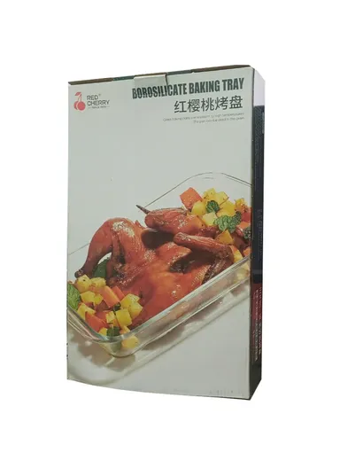 3L Rectangular Baking Dish Oven-Safe &amp; Easy to Handle (L39 x W23.5 x H5.5)cm