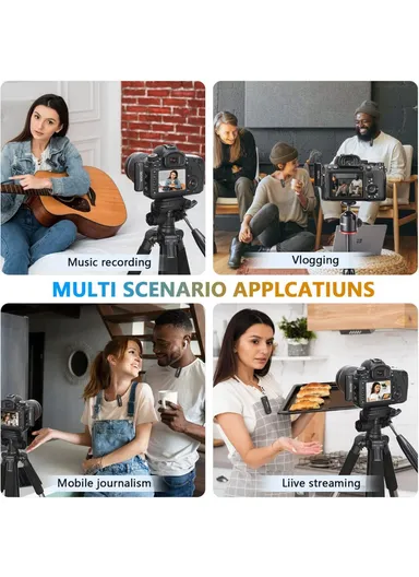 Portable Lavalier Microphone 2 Transmitter + Receiver Noise Reduction Mini Wireless Mic With 3.5mm Plug BY-WM3T2-M2