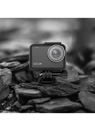 1300mAh 4K 12MP Sports Action Camera 10M Body Waterproof SJ10X - Black