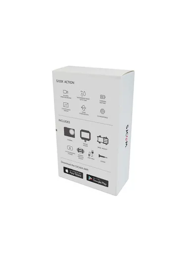 1300mAh 4K 12MP Sports Action Camera 10M Body Waterproof SJ10X - Black