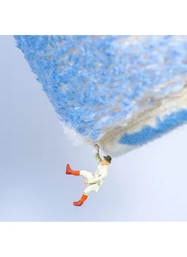 50x80cm Furry Bathroom Rug Non-Slip Floor Carpet Water Absorbent Bath Mat - Star Rabbit