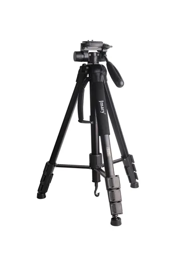 Detachable Tripod Holder Mobile Phone SLR Camera Aluminium Alloy Stand for Outdoor Live Streaming Portable Tripod Stand With Gravity Hook KP2264 - Black