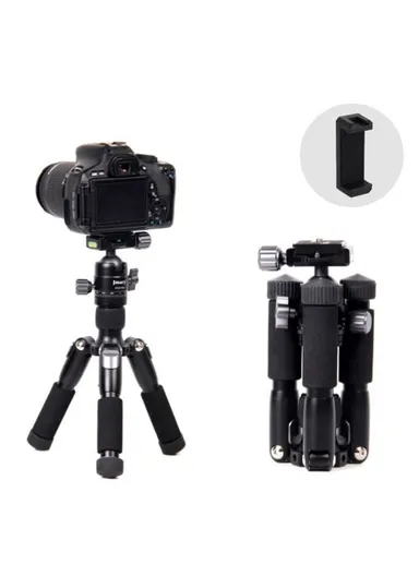 Mobile Phone SLR Camera Tripod Stand Lightweight Portable Desktop Mini Tripod Set For Selfie, Live Streaming KT25+H30