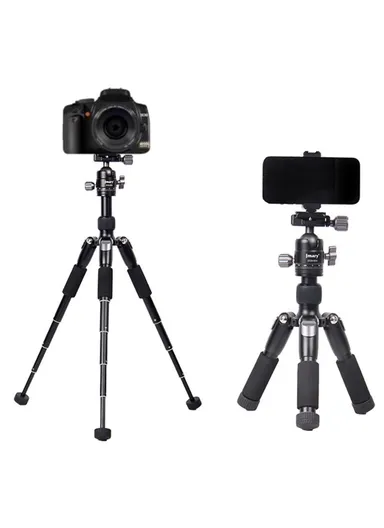 Mobile Phone SLR Camera Tripod Stand Lightweight Portable Desktop Mini Tripod Set For Selfie, Live Streaming KT25+H30