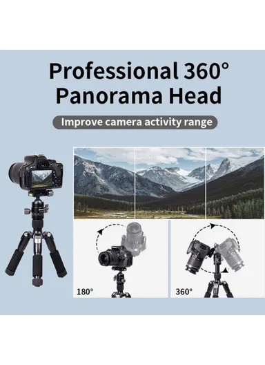 Mobile Phone SLR Camera Tripod Stand Lightweight Portable Desktop Mini Tripod Set For Selfie, Live Streaming KT25+H30