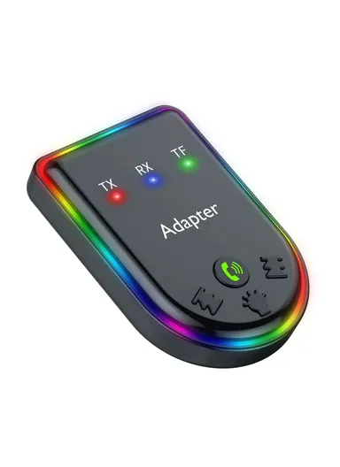 300mAh 2-in-1 Portable Mini Bluetooth 5.3 MP3 Player Car Audio Adapter Support Receiver/Transmitter Q6