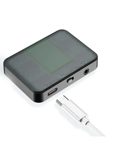 300mAh Bluetooth 5.0 Audio Transmitter Receiver Wireless Audio Adapter For TV Car Computer C31 (L6.38 x W4.69 x H1.36)cm