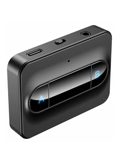300mAh Bluetooth 5.0 Audio Transmitter Receiver Wireless Audio Adapter For TV Car Computer C31 (L6.38 x W4.69 x H1.36)cm
