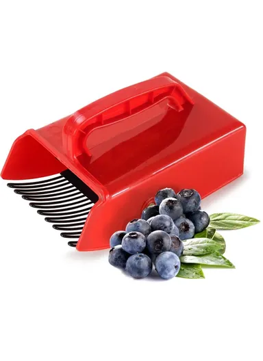 Berry Picker Blueberry Lingonberry Scoop Metal Comb Ergonomic Handle Design Berry Picking Rake Tool