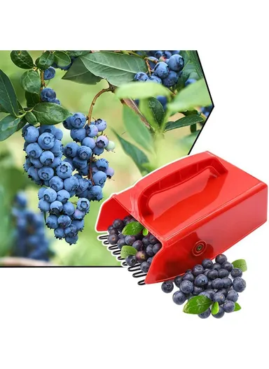 Berry Picker Blueberry Lingonberry Scoop Metal Comb Ergonomic Handle Design Berry Picking Rake Tool