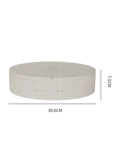 New Year Dried Fruit Plate Melon Seeds Candy Box 2921 (D30.6 x T7.5)cm