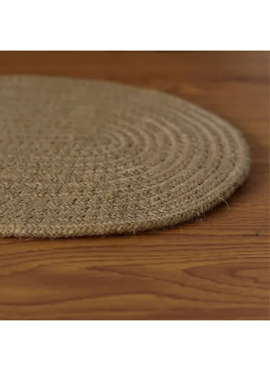 35cm Hot Coffee Mug Pad Desktop Woven Protection Mat Cotton Rope Drinks Coaster