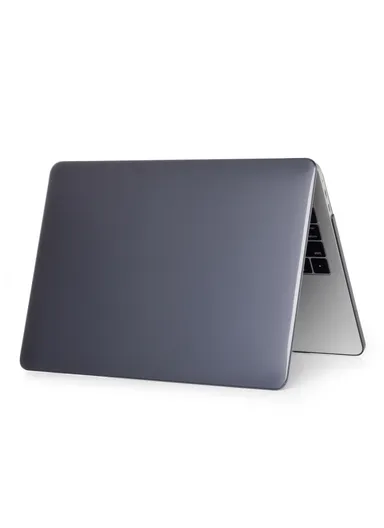 15-Inch MacBook Air Laptop Case Transparent Hard PC Protective Cover M2 A2941- Black