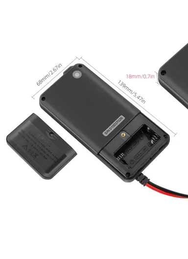 Auto Recognition EBTN Display Mini Digital Multimeter With Touch Screen, DC / AC Voltage Portable Smart Tester, No Battery KM-DM06A (L13.9 x W6.8 x T1.8)cm