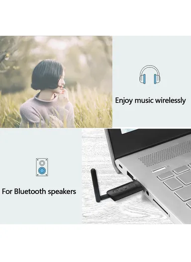 AptX Low Latency/LL Bluetooth 5.0 Transmitter Audio USB Adapter 3.5mm AUX Jack Wireless Dongle B52 