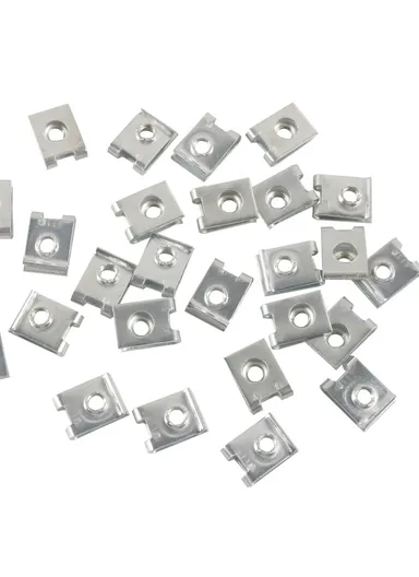 80Pcs Assorted M4/M5/M6 Car U Nuts Manganese Steel U-Shaped Clip Nut Kit A7624