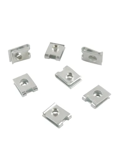 80Pcs Assorted M4/M5/M6 Car U Nuts Manganese Steel U-Shaped Clip Nut Kit A7624