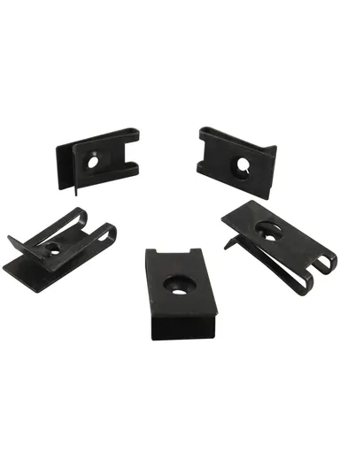 120Pcs Assorted 8#10#14# Car U Nuts Black Manganese Steel U-Type Fastener Clips A7551