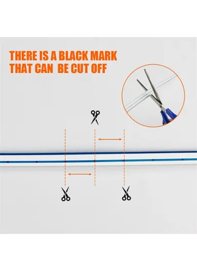 1000LM 1.8m Car Hood Flexible Decorative Light Strip PVC Silicone Waterproof DRL Light Strip - Green