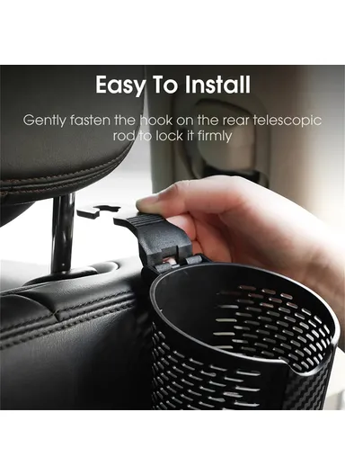 TPR Car Cup Holder Multifunctional Hanging Drink Organizer Auto Back Seat Bottle Holder Stand C1743