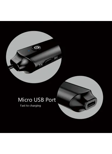 Bluetooth 5.0 Transmitter Receiver Wireless 3.5mm Audio Adapter for PC Laptop Aux In Audio Devices