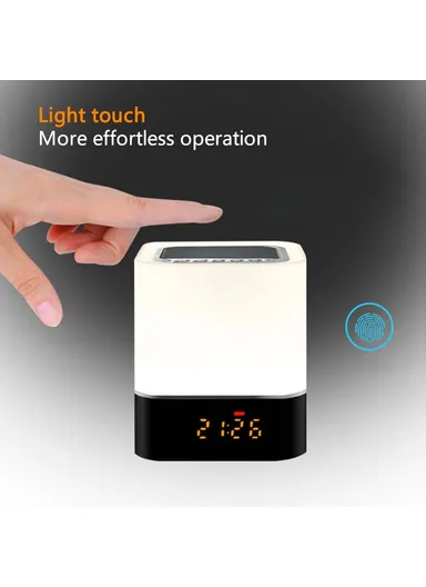 1200mAh Bluetooth Audio Speaker HiFi Portable Mini Speaker Subwoofer Support Touch Control Lights TF Card