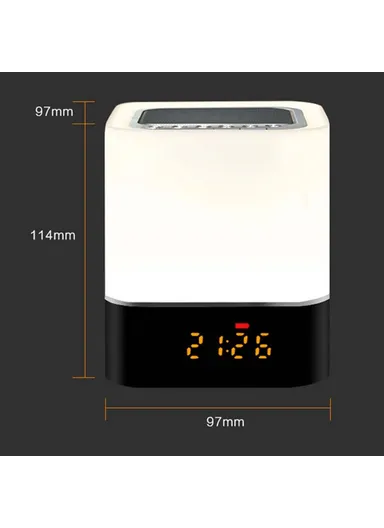 1200mAh Bluetooth Audio Speaker HiFi Portable Mini Speaker Subwoofer Support Touch Control Lights TF Card