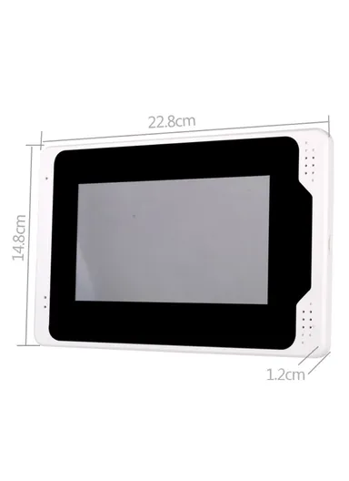 7-inch Indoor Monitor + 1080P Motion Detection Door Bell Camera EU Plug 701FG11