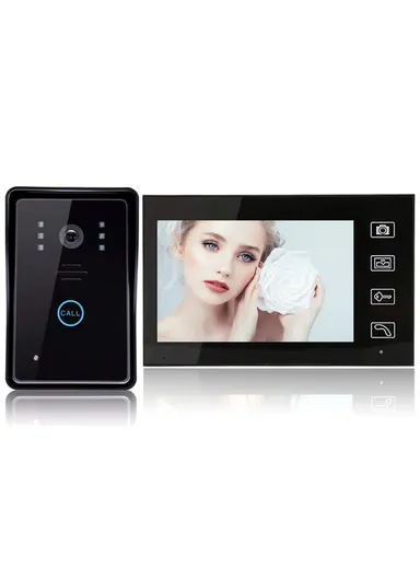 7-inch Video Viewer Door Bell Camera WiFi Smart Peephole Doorbell, EU Plug 806MJW11
