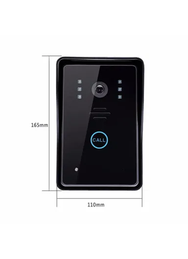 7-inch Video Viewer Door Bell Camera WiFi Smart Peephole Doorbell, EU Plug 806MJW11