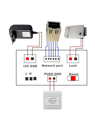 1080P WiFi/IP Wireless Doorbell With Password &amp; Card Unlock Visual Intercom WF1002