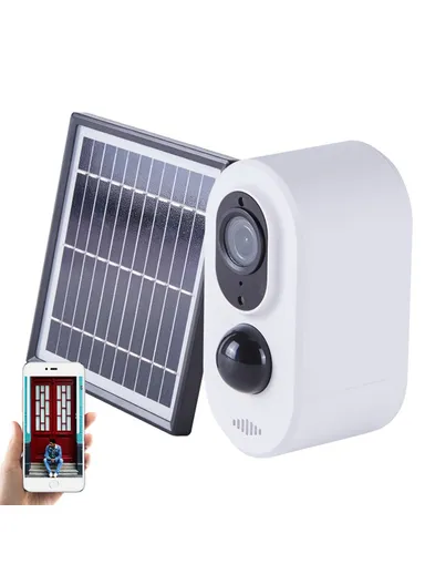 Solar Battery Powered Wireless WiFi HD Monitor Camera 3 Million Tuya Surveillance Camera D1K