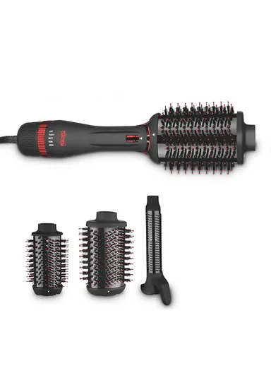 1200W Hot Air Brush, 28000RPM High-Speed Hot Air Styler with 4 Heat Level Settings &amp; Accessories 50184