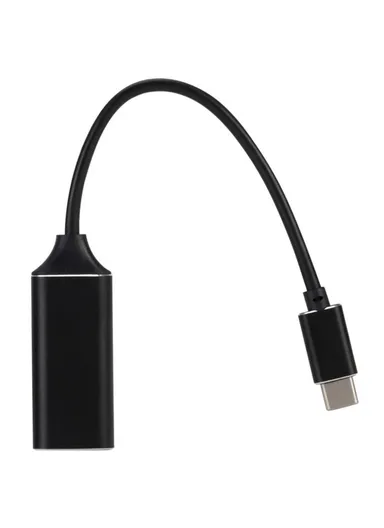 4K Type-C To HDMI HD Converter Cord USB3.1 To HDMI Cable Adapter Support Mobile Phone TV Sync Screen - Black