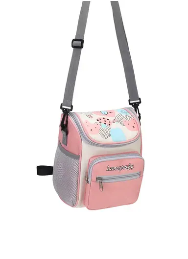 Oxford Durable Practical Baby Stroller Bag With Lamografy Design For Kids AN027 (W20 x D14 x H24)cm - Pink