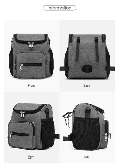 Oxford Durable Practical Baby Stroller Bag For Kids Black AN027 (W20 x D14 x H24)cm