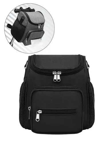 Oxford Durable Practical Baby Stroller Bag For Kids Black AN027 (W20 x D14 x H24)cm