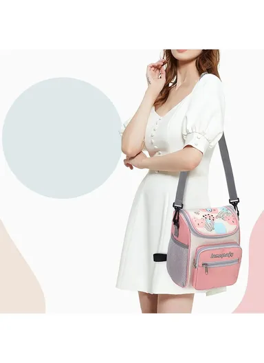 Oxford Durable Practical Baby Stroller Bag With Lamografy Design For Kids AN027 (W20 x D14 x H24)cm - Blue