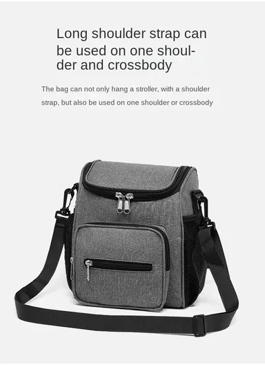 Oxford Durable Practical Baby Stroller Bag For Kids AN027 (W20 x D14 x H24)cm - Grey