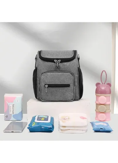 Oxford Durable Practical Baby Stroller Bag For Kids AN027 (W20 x D14 x H24)cm - Grey