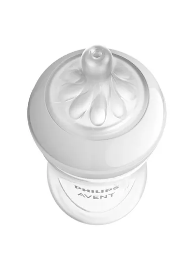 1m+ 260ml Polypropylene &amp; Silicone Natural Feeding Bottle Giraffe SCY903/66