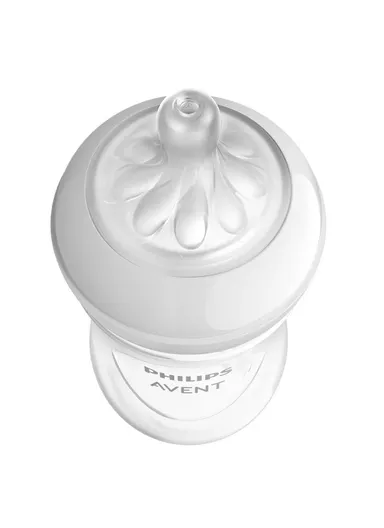 0m+ 125ml-260ml Polypropylene &amp; Silicone Newborn Starter Set Natural Response SCD838/11