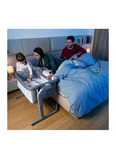 0m+ Mesh &amp; Metal Next 2 Me Magic Evo Baby Sleeping Crib 87041.40 (L99 x W73.5 x H64)cm